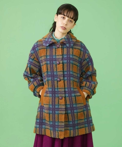 Jocomomola（ホコモモラ） コート 40 ライトブルー レディース