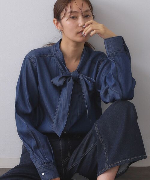 OPAQUE.CLIP（オペークドットクリップ） ブラウス シャツ セルロース混