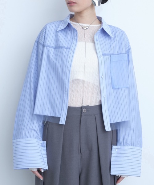AIC. ウェーブ模様レーストップス レディース : ZOZOTOWN Yahoo!店