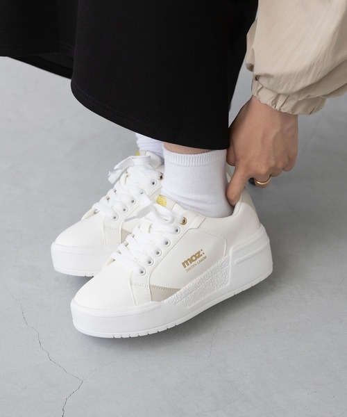 moz（モズ） スニーカー 5色展開 軽量 厚底スニーカー レディース