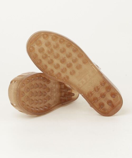 「melissa」 フラットサンダル 23cm ゴールド レディース_画像3