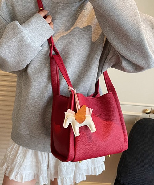 c.u.l ショルダーバッグ バッグ バケツ型 ハンド ショルダーバッグ
