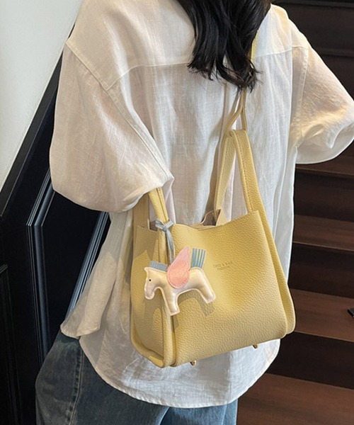 c.u.l ショルダーバッグ バッグ バケツ型 ハンド ショルダーバッグ