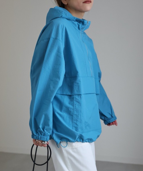 「ap retro」 ナイロンブルゾン FREE ベージュ レディース_画像9