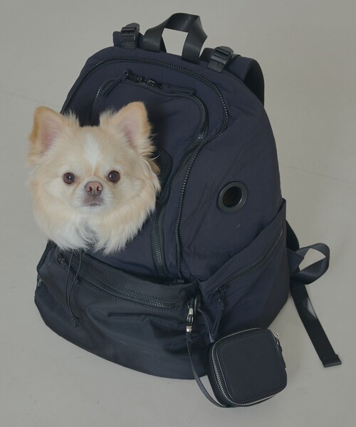 【新品】未使用 MATIE ペットリュック Mサイズ 犬用 ブラック スリング LOWELL things（ロウェル シングス） ペットキャリー 「MATIE」ペット