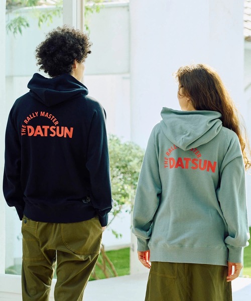 go slow caravan（ゴースローキャラバン） パーカー NISSAN×gsc 空紡糸