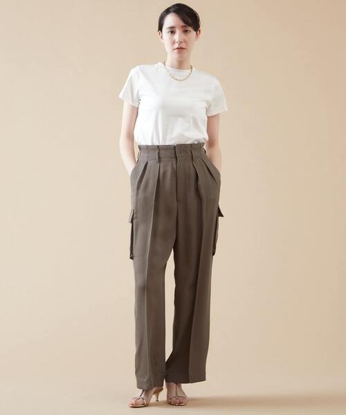 「martinique」 半袖Tシャツ 1 ネイビー レディース_画像4