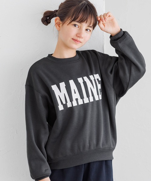 coca（コカ） トレーナー 裏起毛 キッズ 親子お揃い裏起毛プリント