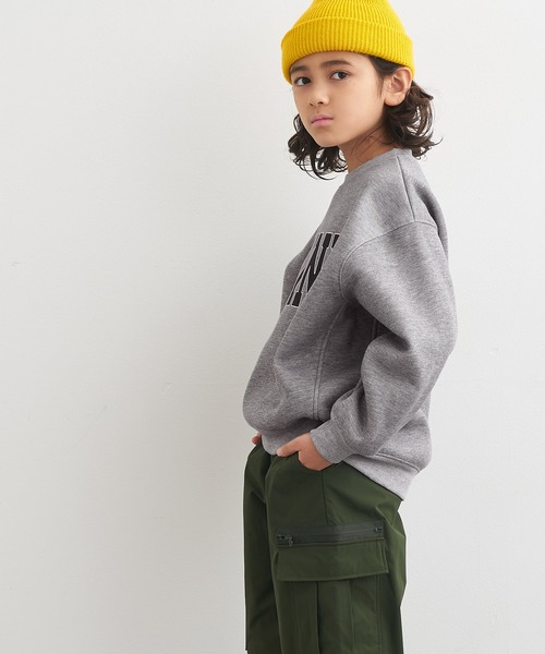 おそろい服　　裏毛ニット coca（コカ） トレーナー 裏起毛 キッズ 親子お揃い裏起毛プリント
