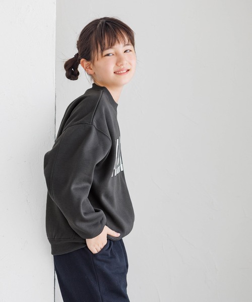 coca（コカ） トレーナー 裏起毛 キッズ 親子お揃い裏起毛プリント