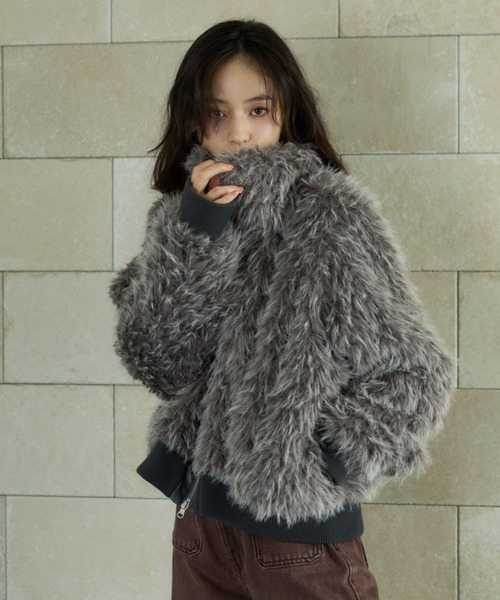 archives（アルシーヴ） ブルゾン アウター ZIPミックスファー