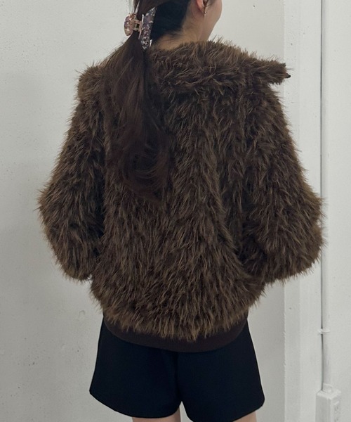 archives（アルシーヴ） ブルゾン アウター ZIPミックスファー