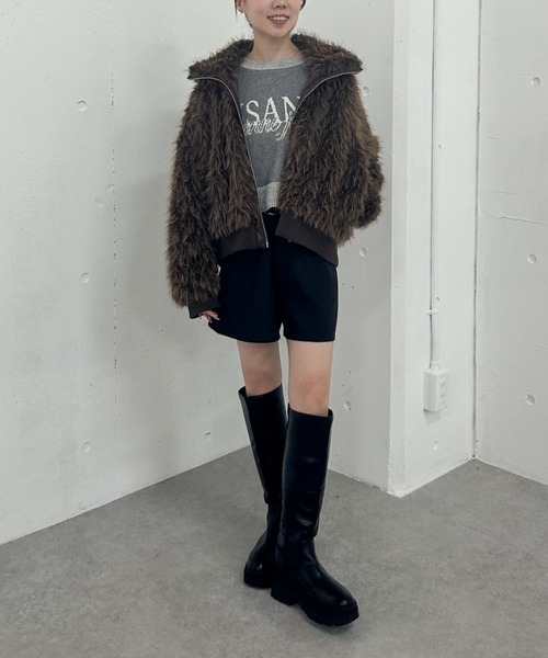 archivingのブルゾン・36 archives（アルシーヴ） ブルゾン アウター ZIPミックスファー