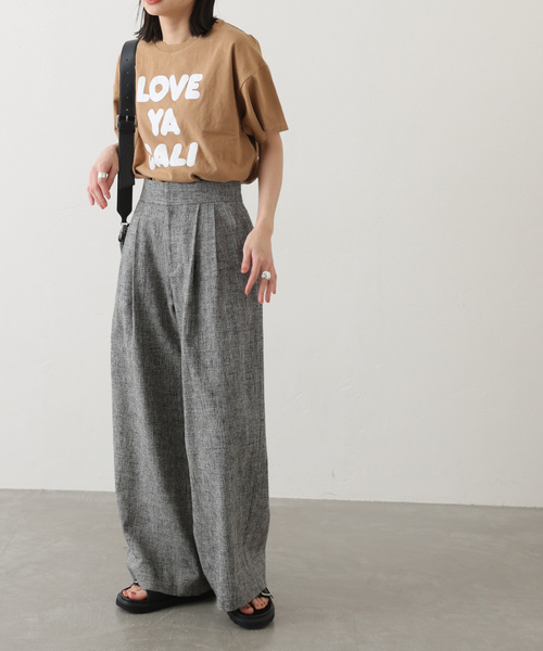 「sloppy」 半袖Tシャツ FREE ブラック系その他 レディース_画像7