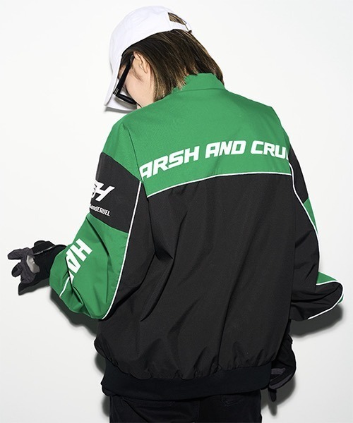 「HARSH AND CRUEL」 ブルゾン L ブラック メンズ_画像2