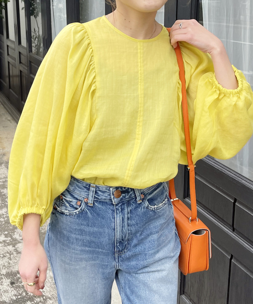 「Spick & Span」 7分袖ブラウス FREE ブラック レディース_1
