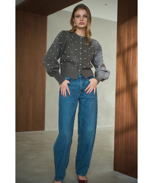 【既に完売！タグ付き】Estella.K Stardustカーディガン Estella.K カーディガン Camille Stardust Cardigan ビジューパール