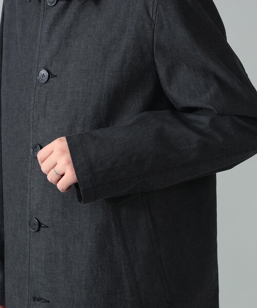 ステンカラーコート コート 「別注」MACKINTOSH / DUNKELD SHORT デニム ステンカラーコート メンズの画像