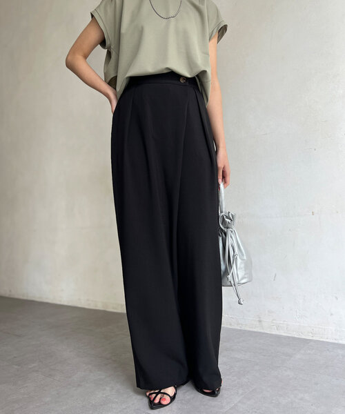 「Chez toi」 パンツ FREE カーキ レディース_画像3