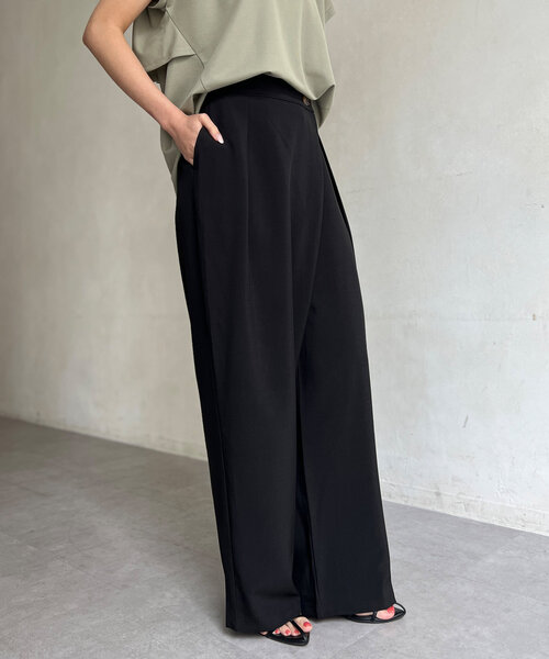 「Chez toi」 パンツ FREE カーキ レディース_画像5