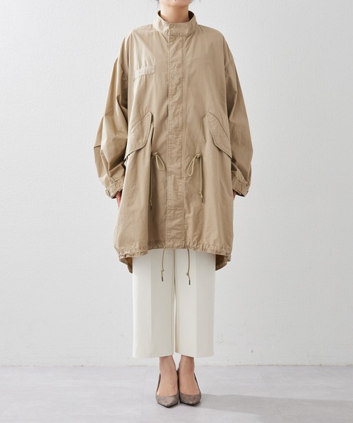 Whim Gazette ベージュ ロングコート サイズF whim gazette(ウィムガゼット) コート サイズF レディース美品