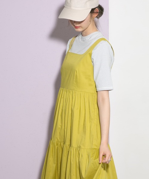 「UR Lab.」 ノースリーブワンピース FREE ブラウン レディース_画像3