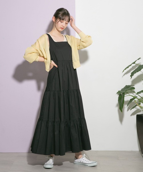 「UR Lab.」 ノースリーブワンピース FREE ブラウン レディース_画像5