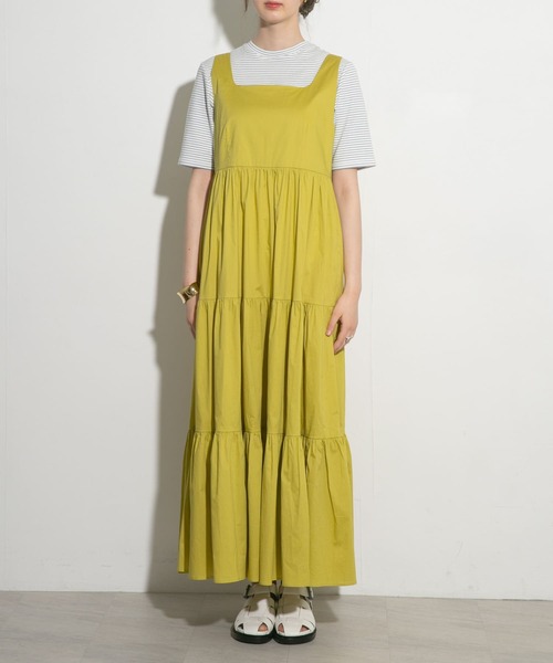 「UR Lab.」 ノースリーブワンピース FREE ブラウン レディース_画像8