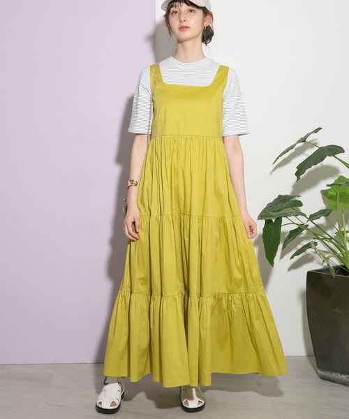 「UR Lab.」 ノースリーブワンピース FREE ブラウン レディース_画像9