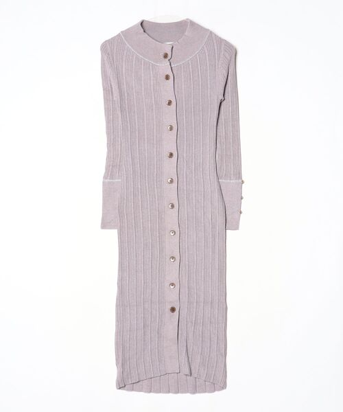 Her lip to ニットワンピース M パープル レディース : ZOZOTOWN Yahoo