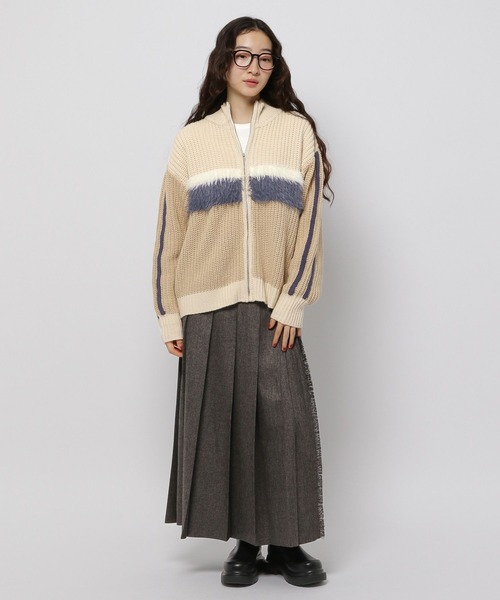 niko and...カーディガン アソート柄ZIPカーディガン | [公式]ニコアンド（niko and ）通販
