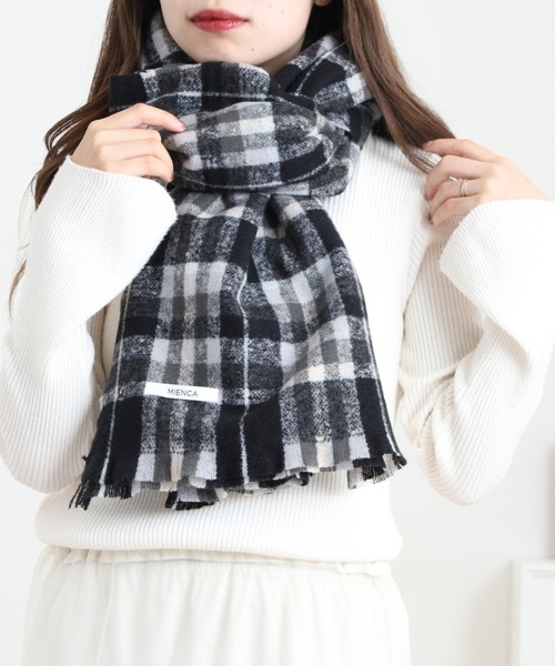 【オンライン完売品】adidas ストール マフラー タータンチェック ☆adidas タータンチェック スカーフ マフラー 大人気/送料込 (adidas