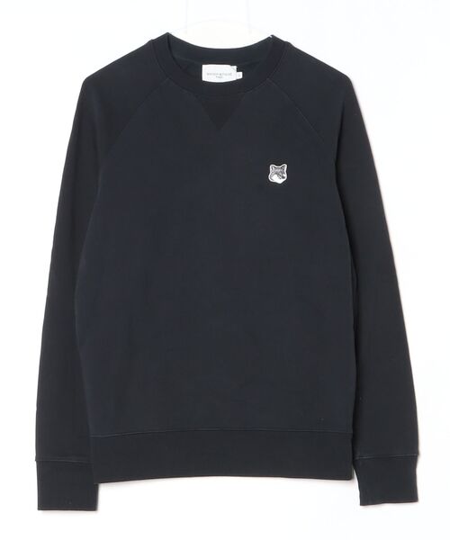 MAISON KITSUNEスウェット　ブラック　S MAISON KITSUNE（メゾン キツネ） スウェットカットソー X-SMALL