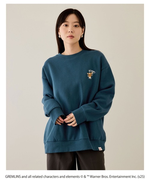 トレーナー スウェット グレムリン サガラ刺繍トレーナー メンズ