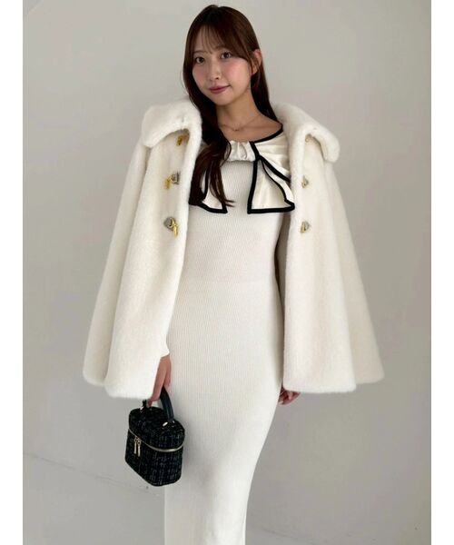 dazzlin（ダズリン） ワンピース パイピングリボンニットワンピース