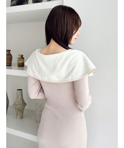 dazzlin（ダズリン） ワンピース パイピングリボンニットワンピース