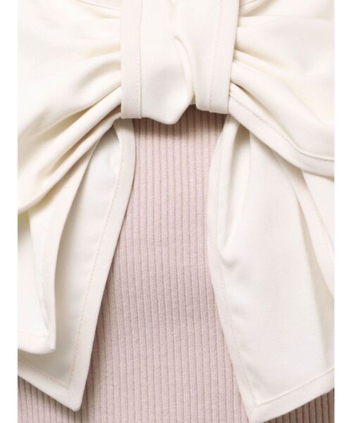 dazzlin（ダズリン） ワンピース パイピングリボンニットワンピース