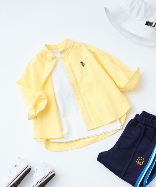 「U.S. POLO ASSN.」 「KIDS」長袖シャツ 120 イエロー キッズ_画像7
