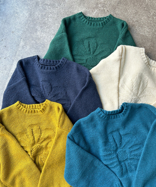 「CPCM」 長袖ニット MEDIUM ブルー レディース_画像5