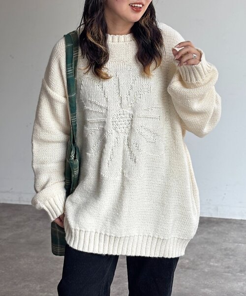 「CPCM」 長袖ニット MEDIUM ブルー レディース_画像6