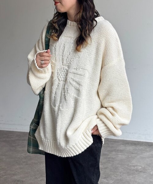 「CPCM」 長袖ニット MEDIUM ブルー レディース_画像9