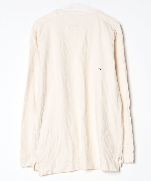 「UNITED ARROWS & SONS」 長袖Tシャツ MEDIUM ベージュ メンズ_画像2