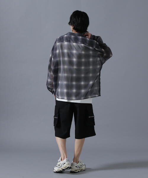 「DANKE SCHON」 長袖シャツ M ブラック メンズ_画像6