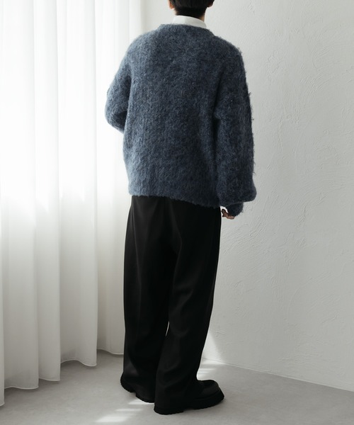「epnok」 長袖ニット LARGE グレー メンズ_画像9
