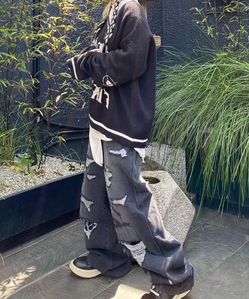 「XU」 デニムパンツ M ブルー メンズ_画像4