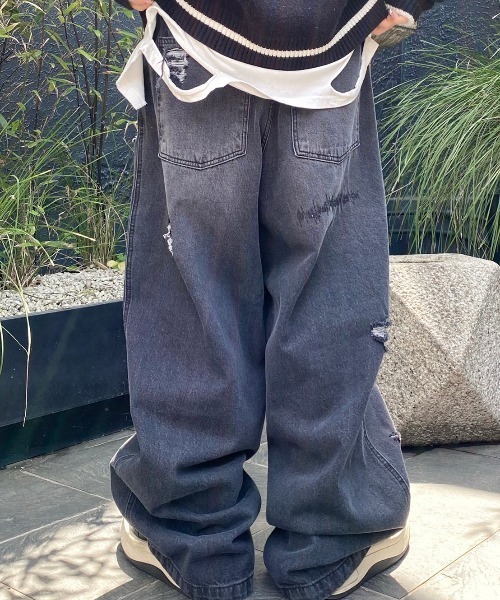 「XU」 デニムパンツ M ブルー メンズ_画像7