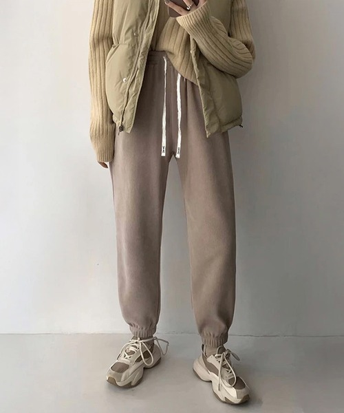 1PIU1UGUALE3 GOLF コーデュロイ裏起毛ジョガーパンツ 1PIU1UGUALE3