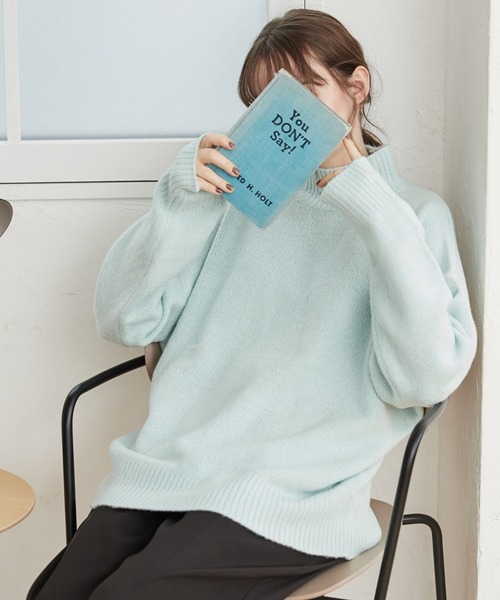 「ANGIE」 長袖ニット FREE ベージュ レディース_画像4