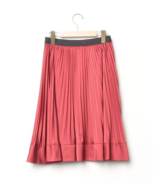 VIVIENNE TAM（ヴィヴィアンタム） プリーツスカート 0 レッド