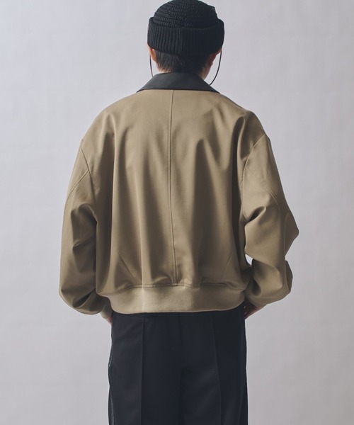 ブルゾン アウター SURJENT ショートジップブルゾン メンズの画像